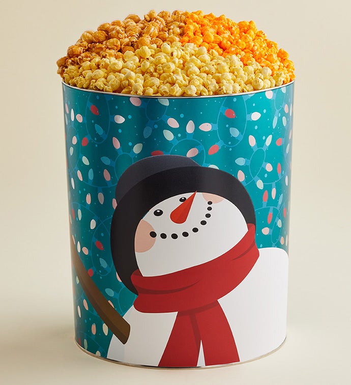Winter Delight Popcorn Tins